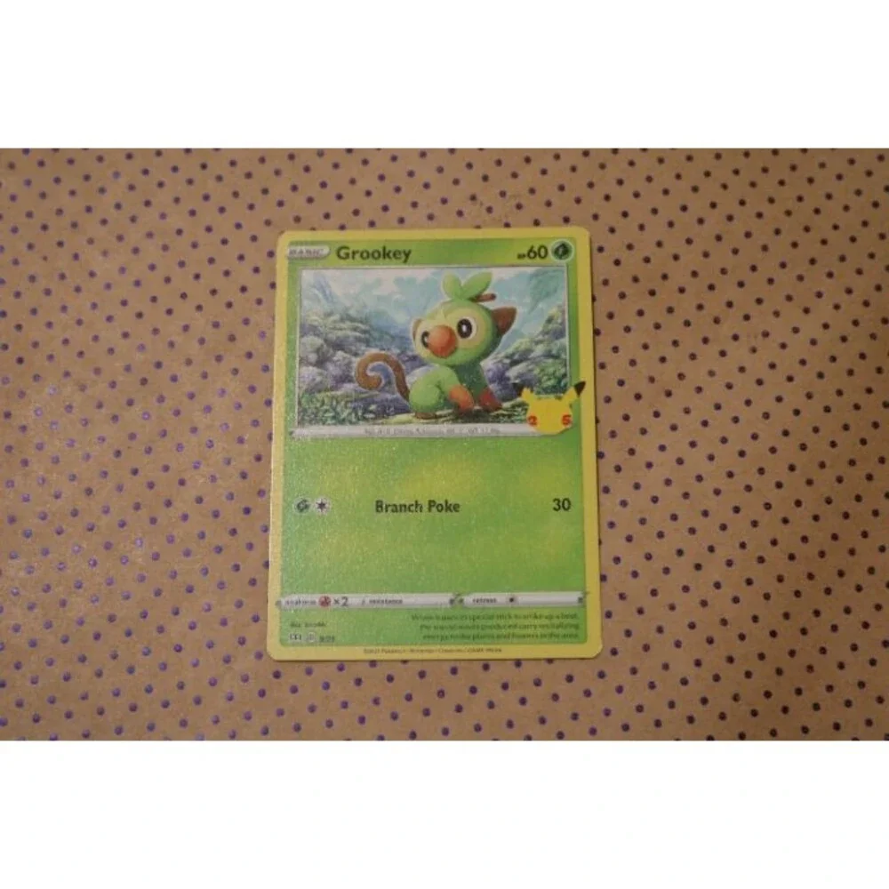Grookey 8/25 Pokemon Card (2021)